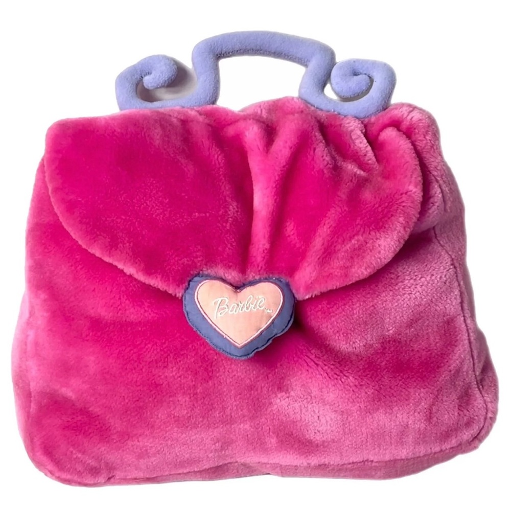 Barbie Pink and Purple Plush Bag